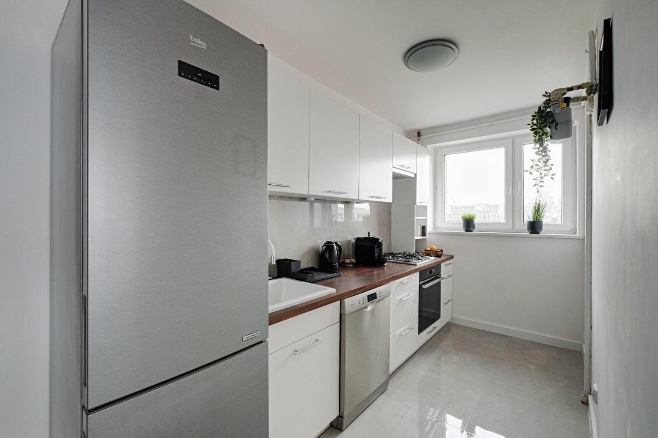 Ferienwohnung Warsaw Inside Solec With Private Parking Exterior foto
